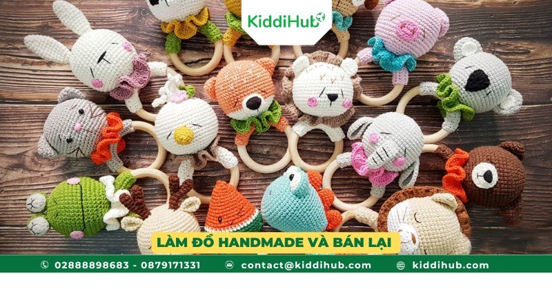 Làm đồ handmade và bán lại – Việc làm thêm tại nhà phát huy sự sáng tạo