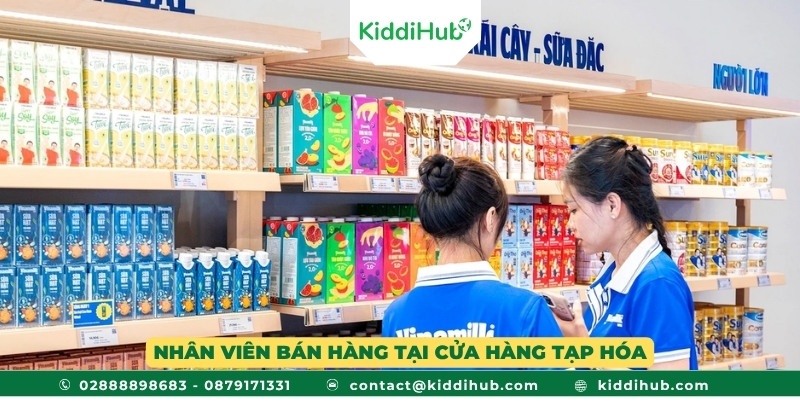 Nhân viên bán hàng tại cửa hàng tạp hóa – Công việc làm thêm đơn giản, phù hợp với học sinh cấp 2