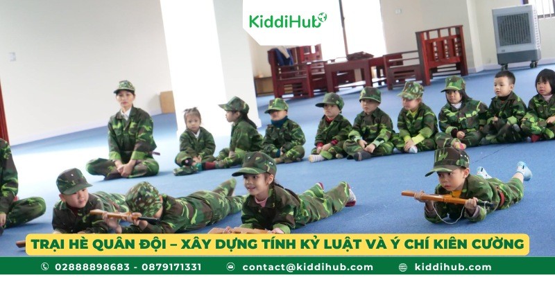 Trại hè quân đội – Xây dựng tính kỷ luật và ý chí kiên cường