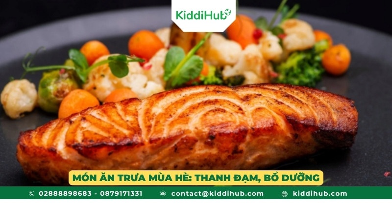 Món ăn trưa mùa hè: Thanh đạm, bổ dưỡng