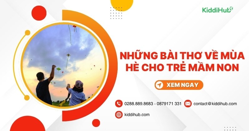 Những bài thơ về mùa hè cho trẻ mầm non