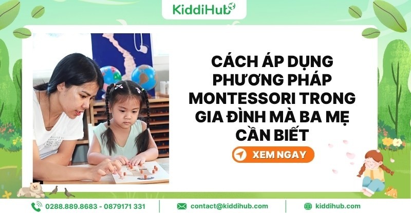 Cách áp dụng phương pháp Montessori trong gia đình hiểu quả nhất