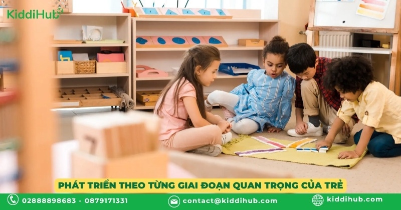 Phát triển theo từng giai đoạn quan trọng của trẻ