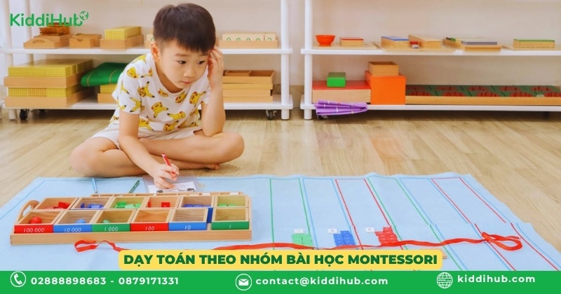 Dạy toán theo nhóm bài học Montessori