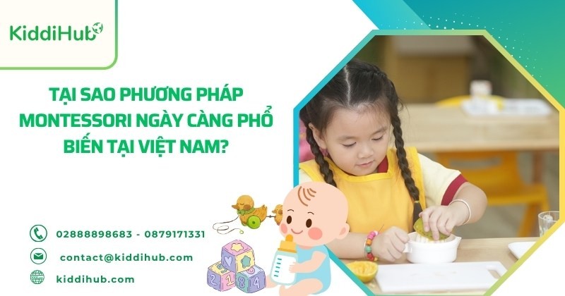 Tại sao phương pháp Montessori ngày càng phổ biến tại Việt Nam?