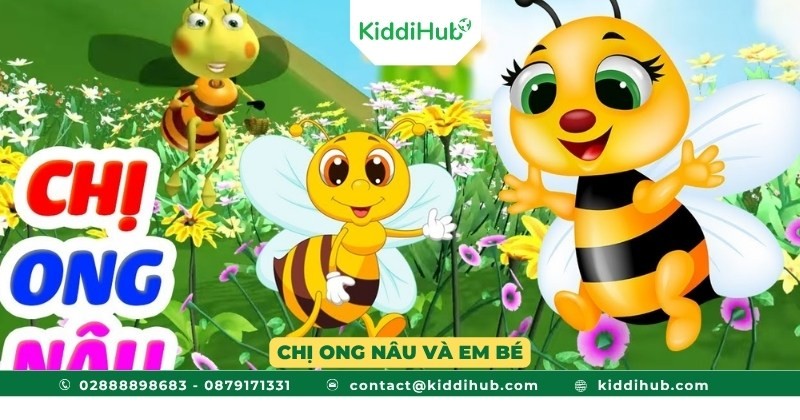 Chị ong nâu và em bé