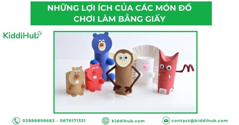Những lợi ích của các món đồ chơi làm bằng giấy