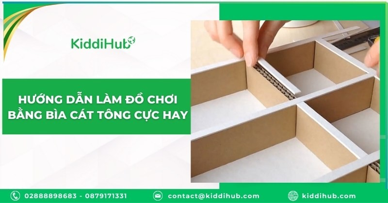 Hướng dẫn làm đồ chơi bằng bìa cát tông cực hay