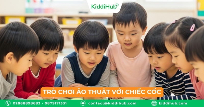 Trò chơi ảo thuật với chiếc cốc