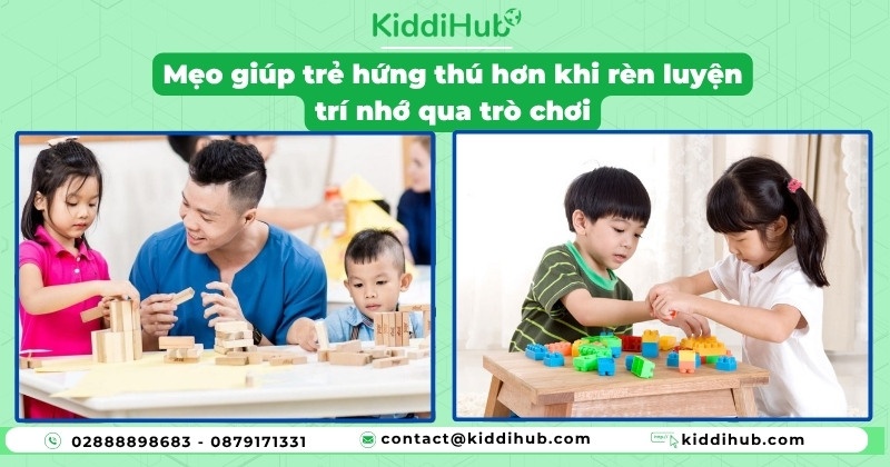 Mẹo giúp trẻ hứng thú hơn khi rèn luyện trí nhớ qua trò chơi