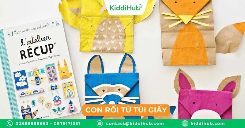 Con rối từ túi giấy