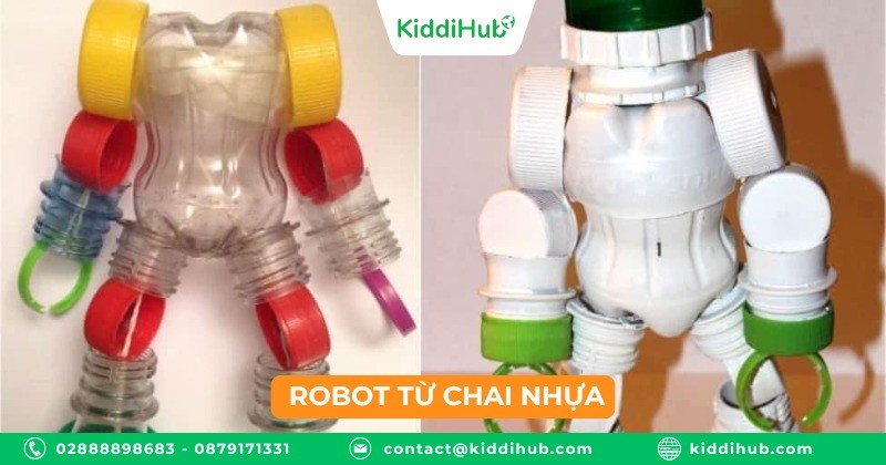  Robot từ chai nhựa