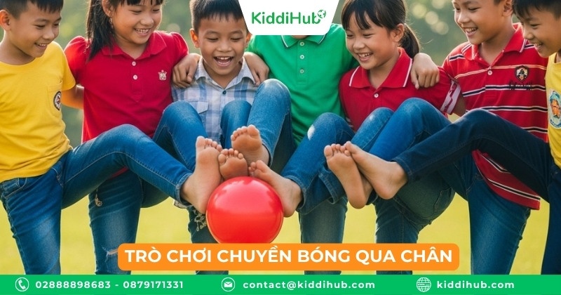 Trò chơi chuyền bóng qua chân