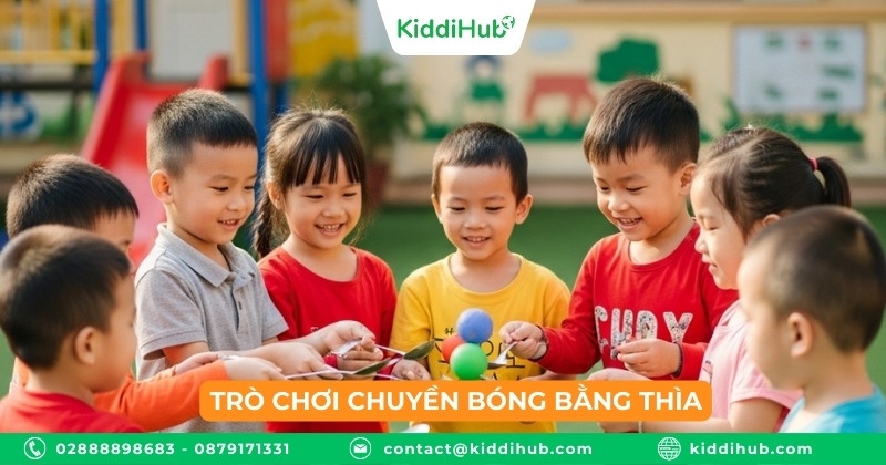 Trò chơi chuyền bóng bằng thìa