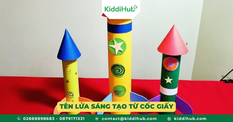 Tên lửa sáng tạo từ cốc giấy