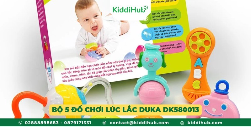Bộ 5 đồ chơi lúc lắc Duka DK580013
