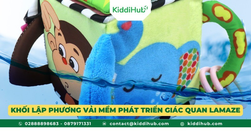 Khối lập phương vải mềm phát triển giác quan Lamaze