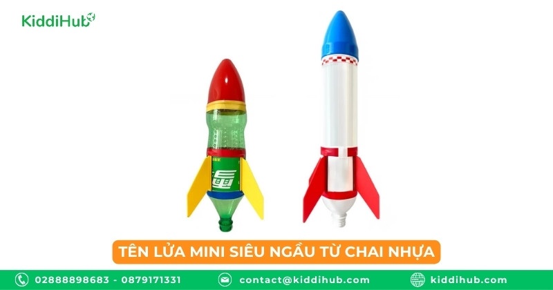 Tên lửa mini siêu ngầu từ chai nhựa
