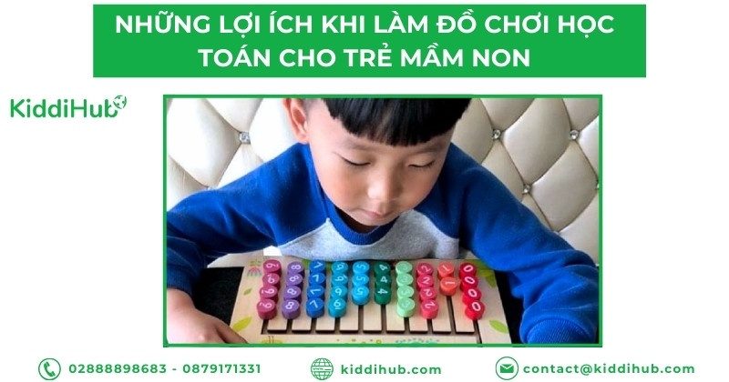 Những lợi ích khi làm đồ chơi học toán cho trẻ mầm non