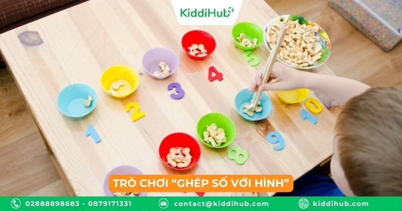 Trò chơi “Ghép số với hình”