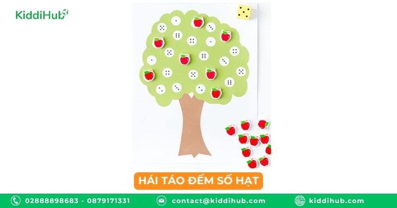 Hái táo đếm số hạt