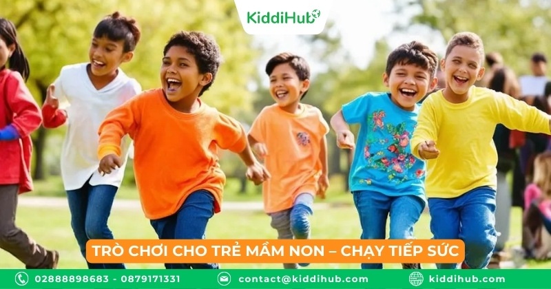 Trò chơi cho trẻ mầm non – Chạy tiếp sức