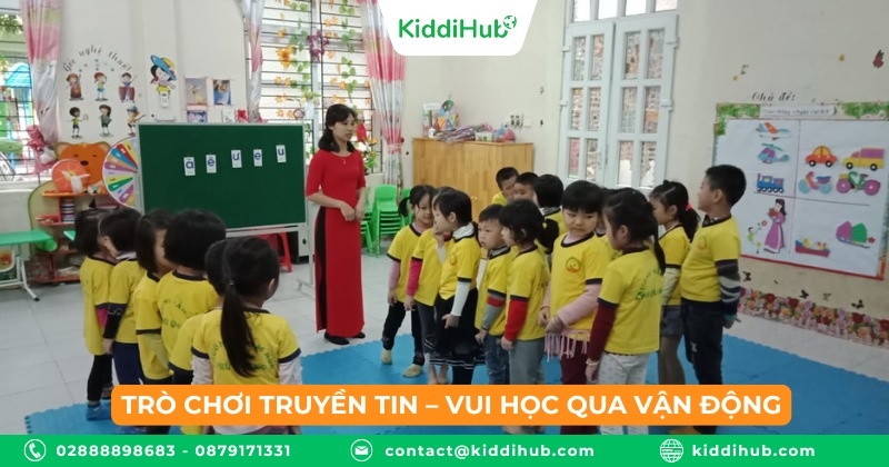 Trò chơi truyền tin – Vui học qua vận động