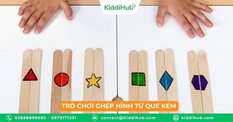 Trò chơi ghép hình từ que kem