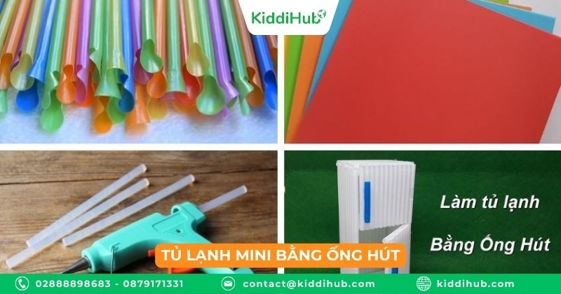Tủ lạnh mini bằng ống hút