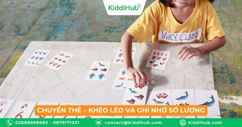 Chuyền thẻ – khéo léo và ghi nhớ số lượng