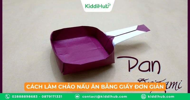 Cách làm chảo nấu ăn bằng giấy đơn giản