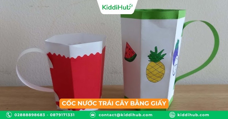 Cốc nước trái cây bằng giấy
