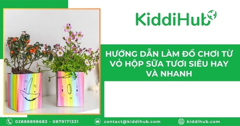 Tầm quan trọng của việc làm đồ chơi từ hộp sữa giấy tại nhà