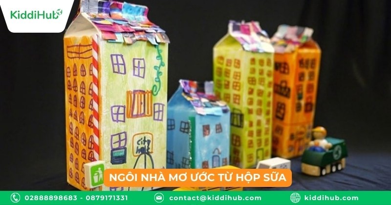 Ngôi nhà mơ ước từ hộp sữa