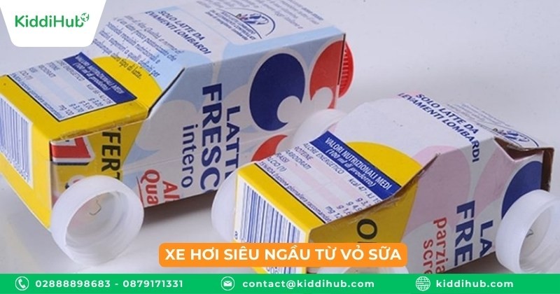 Xe hơi siêu ngầu từ vỏ sữa