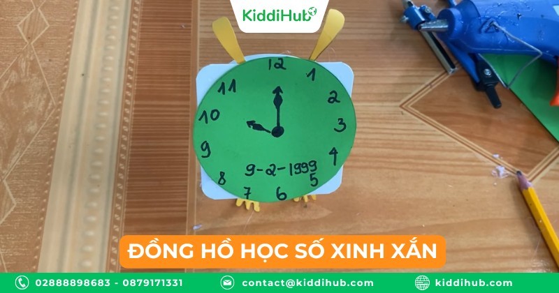 Đồng hồ học số xinh xắn