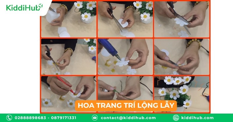 Hoa trang trí lộng lẫy 