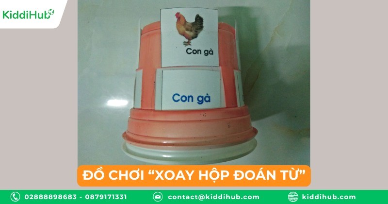 Đồ chơi “Xoay hộp đoán từ”