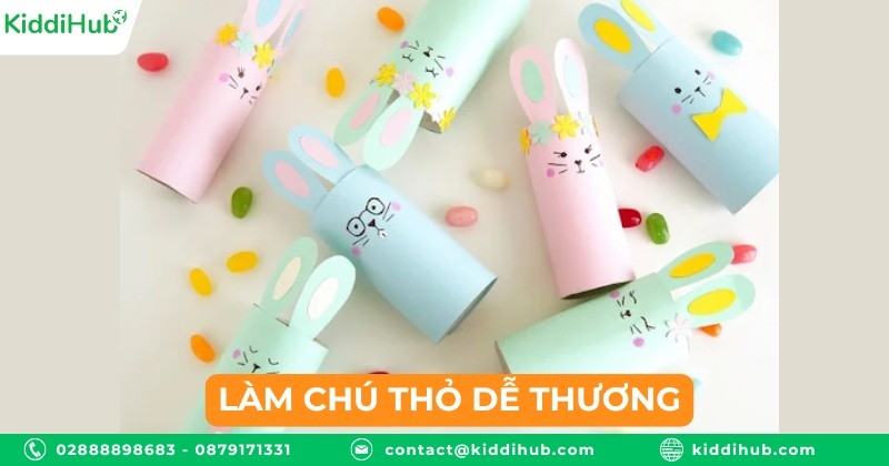 Làm chú thỏ dễ thương