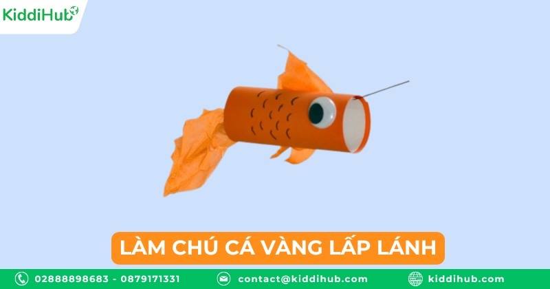 Làm chú cá vàng lấp lánh