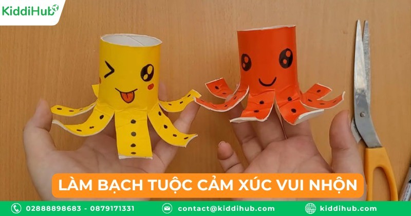 Làm bạch tuộc cảm xúc vui nhộn