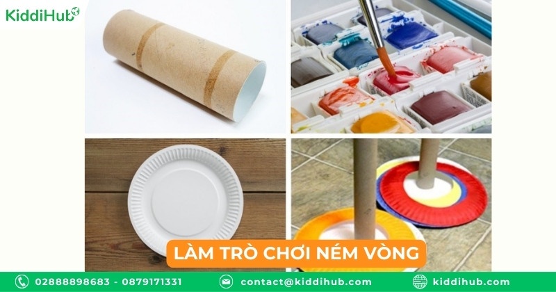 Làm trò chơi ném vòng