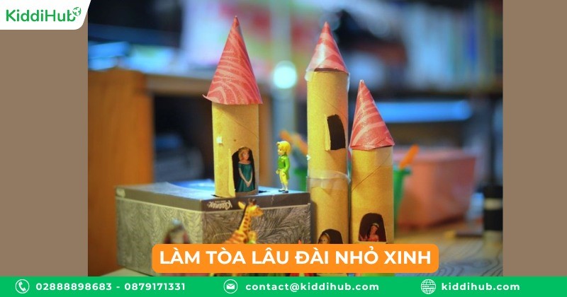 Làm tòa lâu đài nhỏ xinh