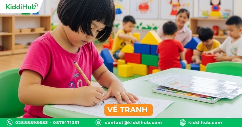 Vẽ tranh – Tăng khả năng sáng tạo