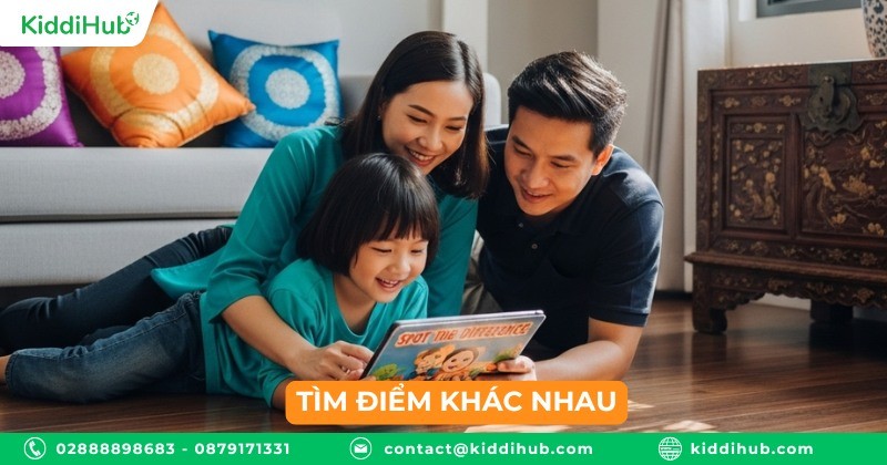 Tìm điểm khác nhau – Rèn luyện sự tập trung