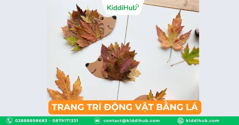 Trang trí động vật bằng lá