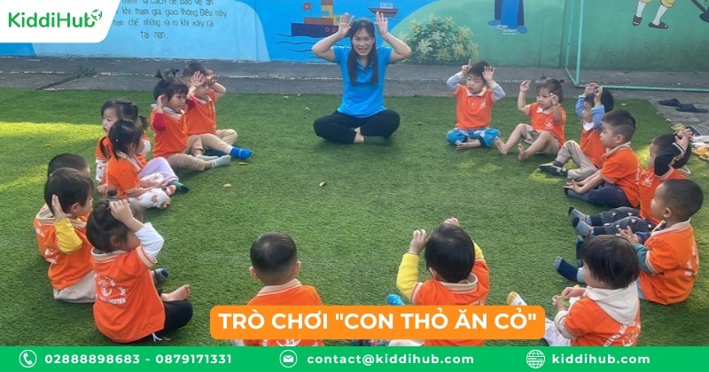 Trò chơi "Con thỏ ăn cỏ"