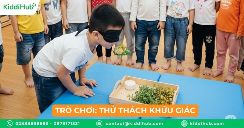 Trò chơi: Thử thách khứu giác - Trò chơi hoạt náo cho trẻ em