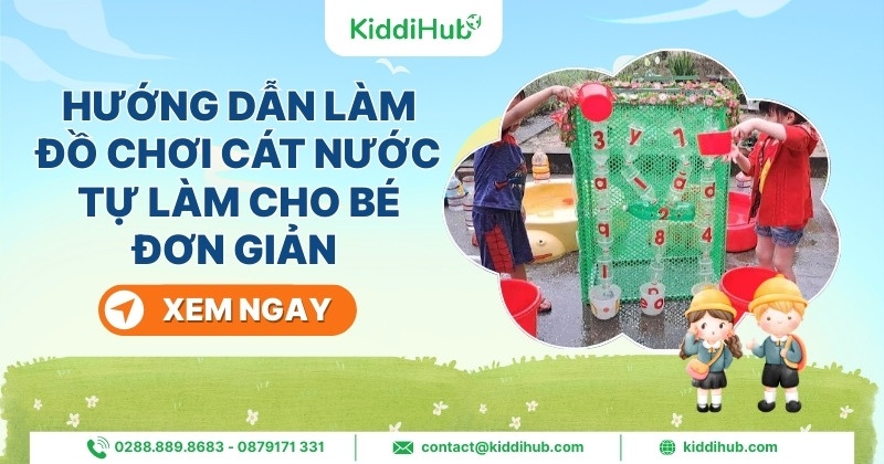 Hướng dẫn cách làm đồ chơi cát nước tự làm cho bé đơn giản