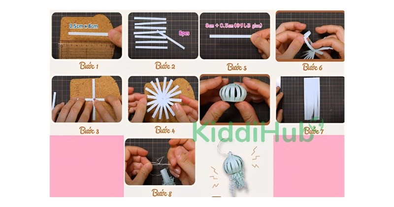 Làm chú sứa bằng giấy xinh xắn